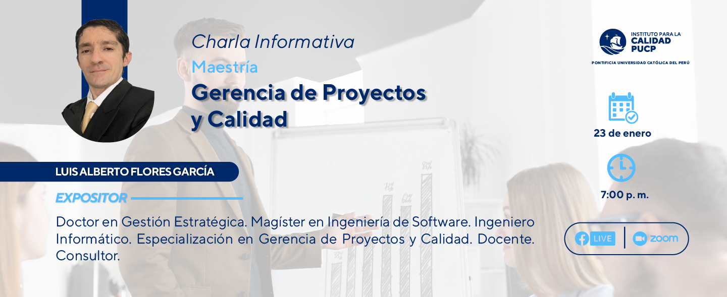 Maestría en Gerencia de Proyectos y Calidad